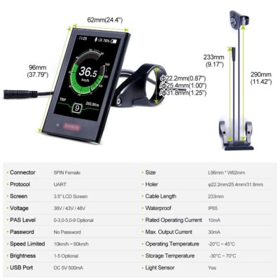 DPC18 display LCD (UART)
