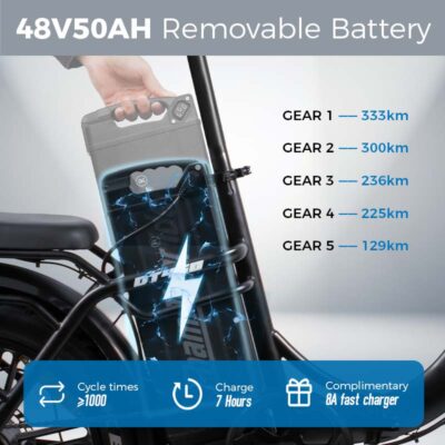 ChamRider DT450 singola batteria 50Ah